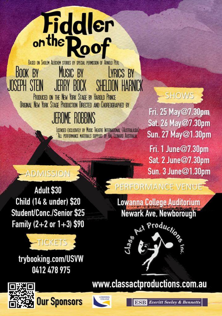 Musical Review: FIDDLER ON THE ROOF - cinematic randomness